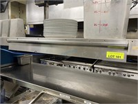 30" STAINLESS STEEL CHEQUE RAIL
