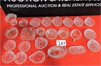 Vintage Cut Glass Serving Dishes