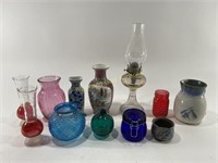 Vases, Jars & an Oil Lamp