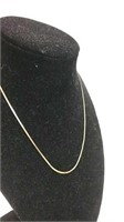 14K Gold Chain 16" 1.48 Grams Made In Italy