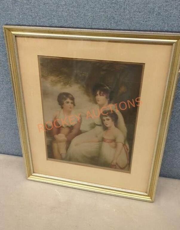 Vintage framed art