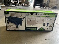 QUAD FOLD WAGON WITH 360 WHEELS ***IN BOX, USED,
