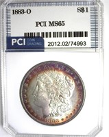 1883-O Morgan PCI MS65 Nice Toning