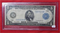 1914 $5 Federal Reserve Note New York, NY