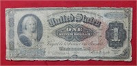 1886 $1 US Note Large Size