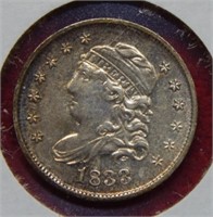 1833 Bust Silver Half Dime