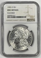 1903-O Morgan Silver $1 Uncirculated NGC UNC det.