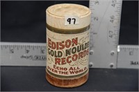 EDISON GOLD MOULDED CYLINDER  - CONTAINER ONLY