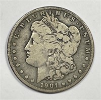 1901-O Morgan Silver $1 Very Good VG