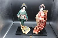 1950s Japanese Souvenir Geisha Dolls