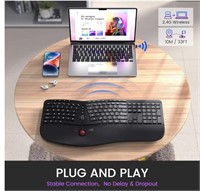 $62 Ergonomic wireless computer Keyboard