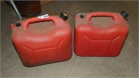 (2) Plastic Gas Cans