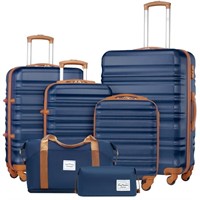 LONG VACATION Luggage Set 4 Piece Luggage Set...