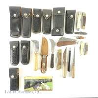 Knives - Folders, Lock-Blades & Fixed - 23 Mixed