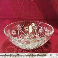Lead Crystal Fruit Bowl (Vintage)