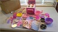 Vtg Easy Bake Oven and accessories