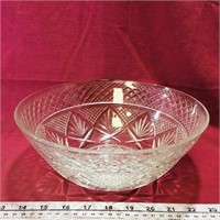 Large Glass Fruit Bowl (Vintage)