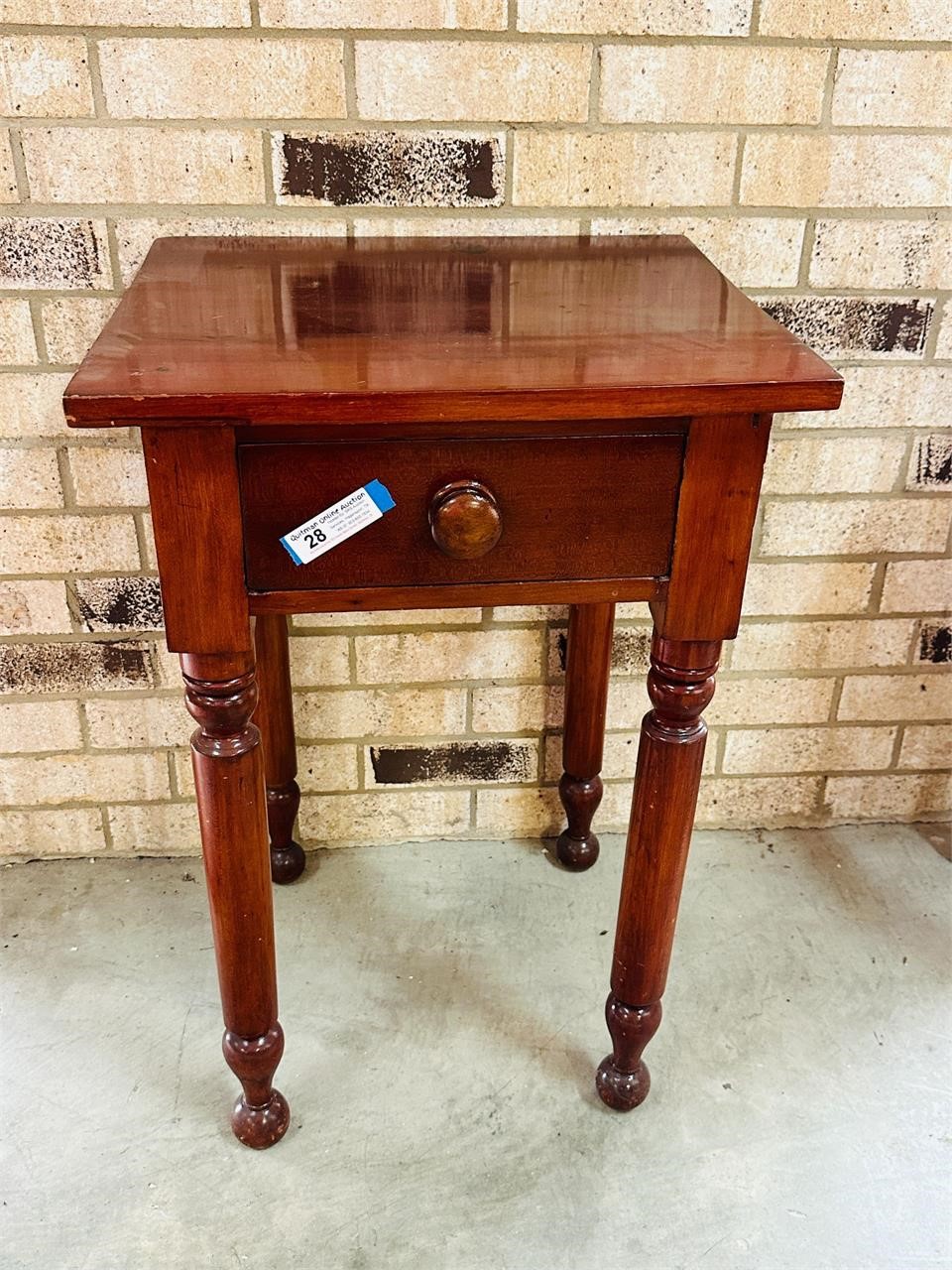 Vintage Single Drawer Side Table