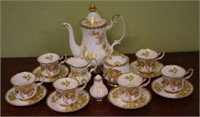 Royal Albert "Golden Rose" coffee service