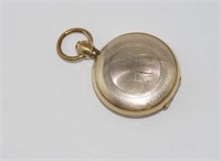 Vintage round rolled gold locket