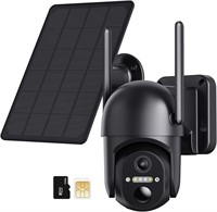 $140  Ebitcam 4G LTE Solar Security Camera, 2K