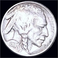 1914-D Buffalo Head Nickel AU+