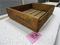 Vintage Felix Costa & Sons Wood Crate