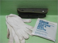 Gun Cleaning Kit, Gloves & Silicone Cloth
