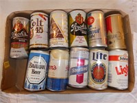11 Vintage American Beer Cans