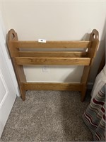 Oak Quilt Rack