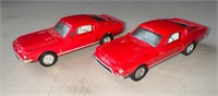 Pair of Ertl 1968 Shelby GT-500 Mustang Toy Cars