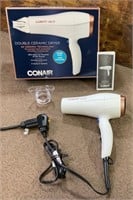 Double Ceramic Hair Dryer w. Concentrator