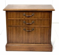 Mahogany cabinet "Imperial Desk Co.," 2 drawers