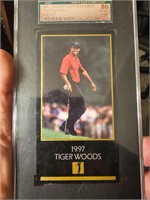 1997 Grand Slam Tiger Woods RC SGC 80