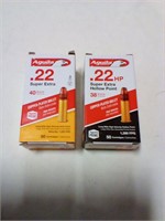 22 cal 40/38 gr 50 rds of each