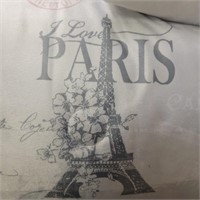 New King Sz. I Love Paris Comforter