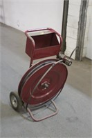 BANDING CART WITH METAL STRAPPING