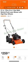 Walk behind mower