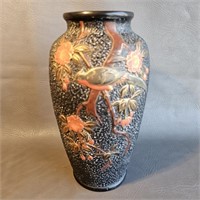 Heavy Textured Ceramic Vase -Vintage Japan