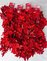 Christmas Garland Poinsettias