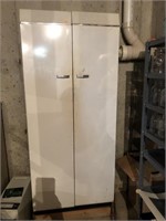 Metal Cabinet 28x66x14 And Contents