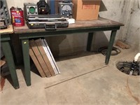 Wood Work Table With Hard Board Top 30x60x30 No