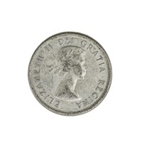 1963 Canada Fifty Cents Elizabeth II Silver Coin