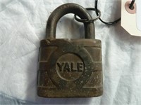 lock marked YALE