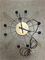 Mid-Century Electric Wall Clock