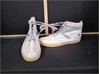Coogi White High Top Shoes, Size 14
