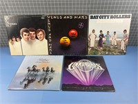 5X CLASSIC ROCK LP VINYL RECORD ALBUMS