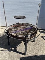 30" Round River Grill Fire Pit Cooker