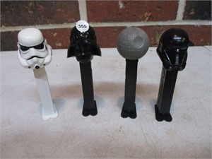4 Star Wars Pez Dispensers