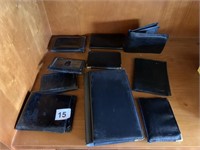 COACH, BUXTON AND OTHER LEATHER WALLETS, LEATHER